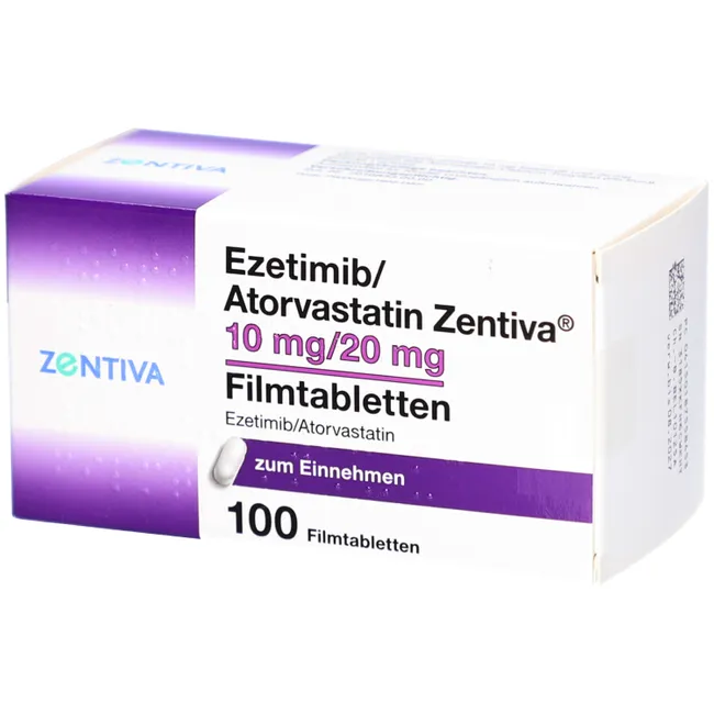EZETIMIB/Atorvastatin Zentiva 10 mg/20 mg Filmtab.