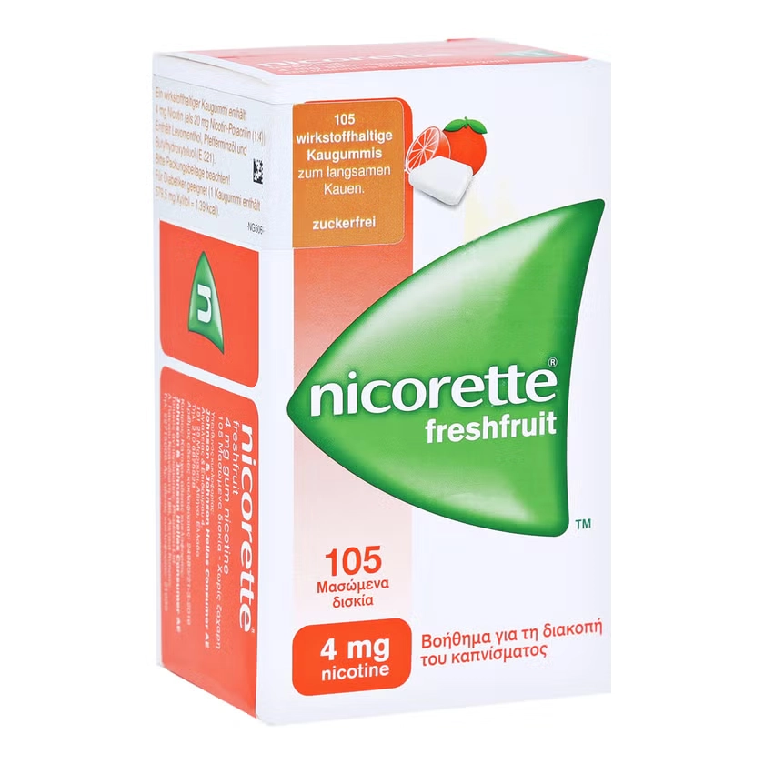 NICORETTE 4 mg freshfruit Kaugummi