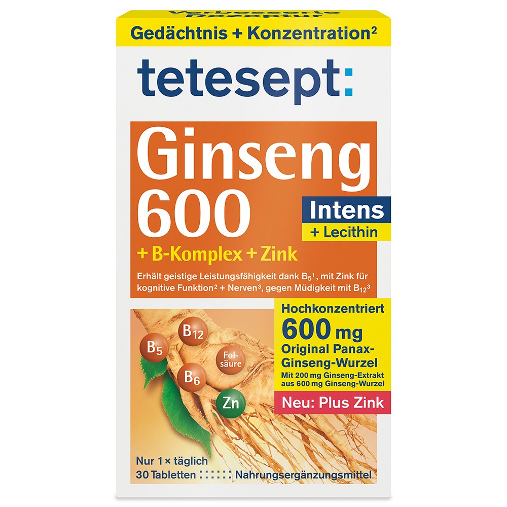 TETESEPT Ginseng 600 Filmtabletten