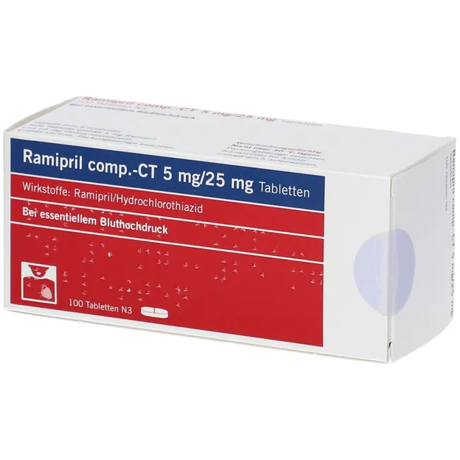 RAMIPRIL comp-CT 5 mg/25 mg Tabletten