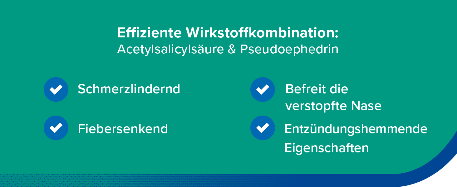 Aspirin Complex Anwendung in Wasser auflösen