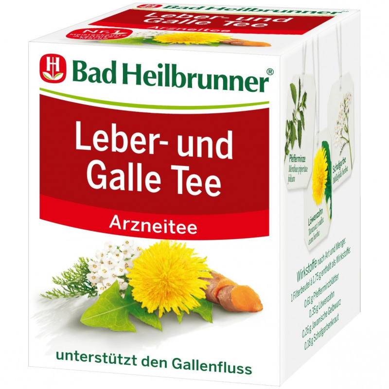 BAD HEILBRUNNER Leber- und Galletee Filterbeutel