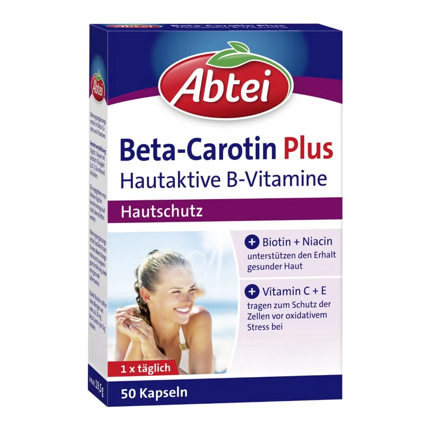 ABTEI Beta-Carotin Plus Hautaktive B-Vitamine Kps.