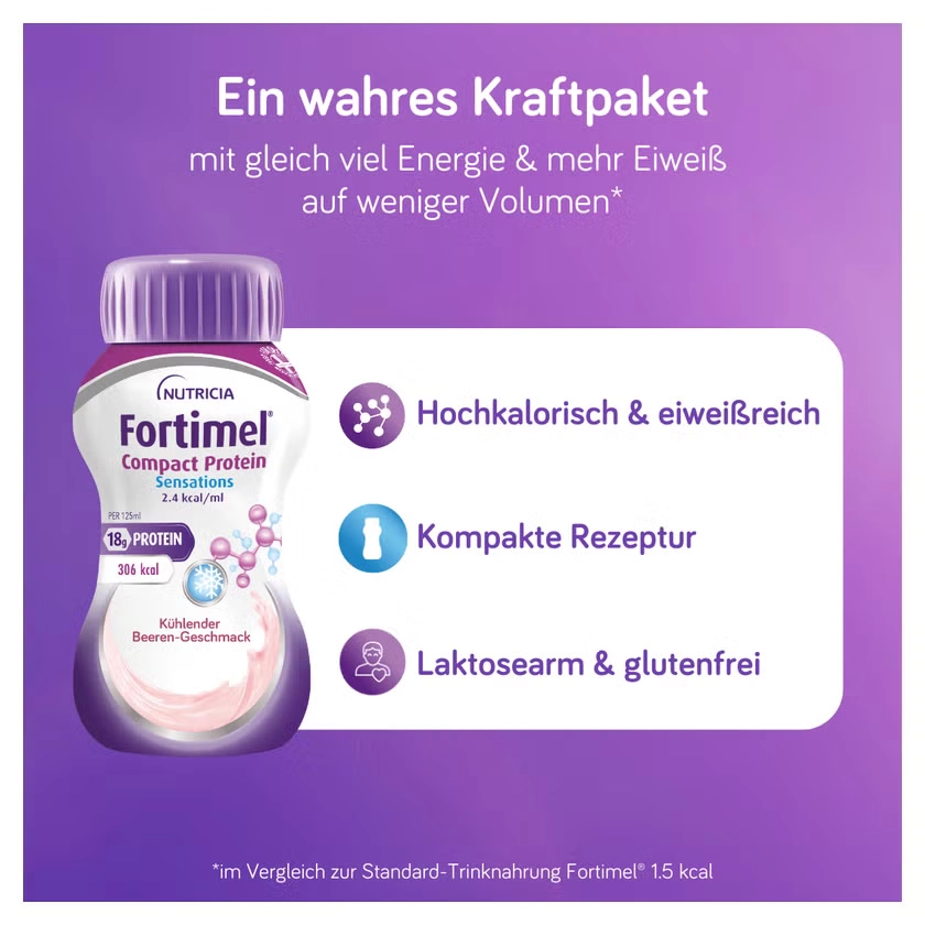 FORTIMEL Compact Protein 2.4 kcal kühlende Beere