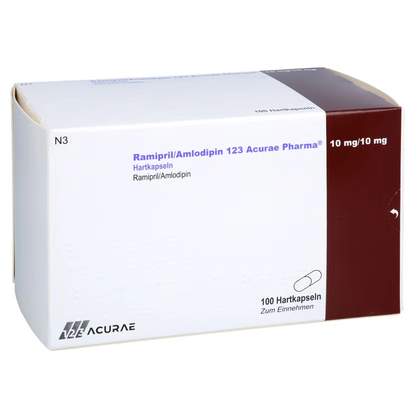 RAMIPRIL/Amlodipin 123 Acurae Pharma 10mg/10mg HKP