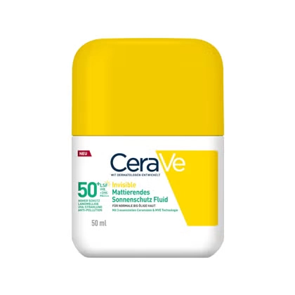 CERAVE Sonnenschutz Fluid Invisi.mattier.SPF 50+