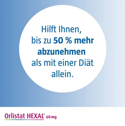 Orlistat HEXAL 60 mg zur Unterstützung beim Abnehmen