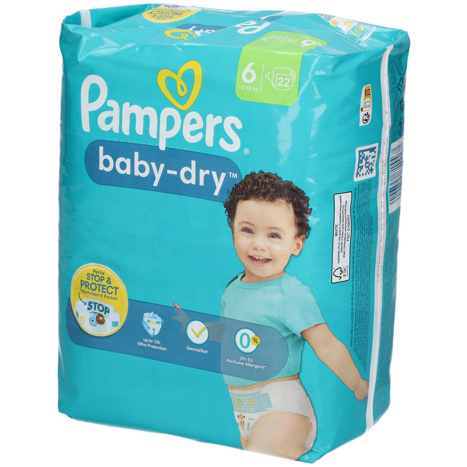 PAMPERS Baby Dry Gr.6 extra large 13-18kg Singlep.