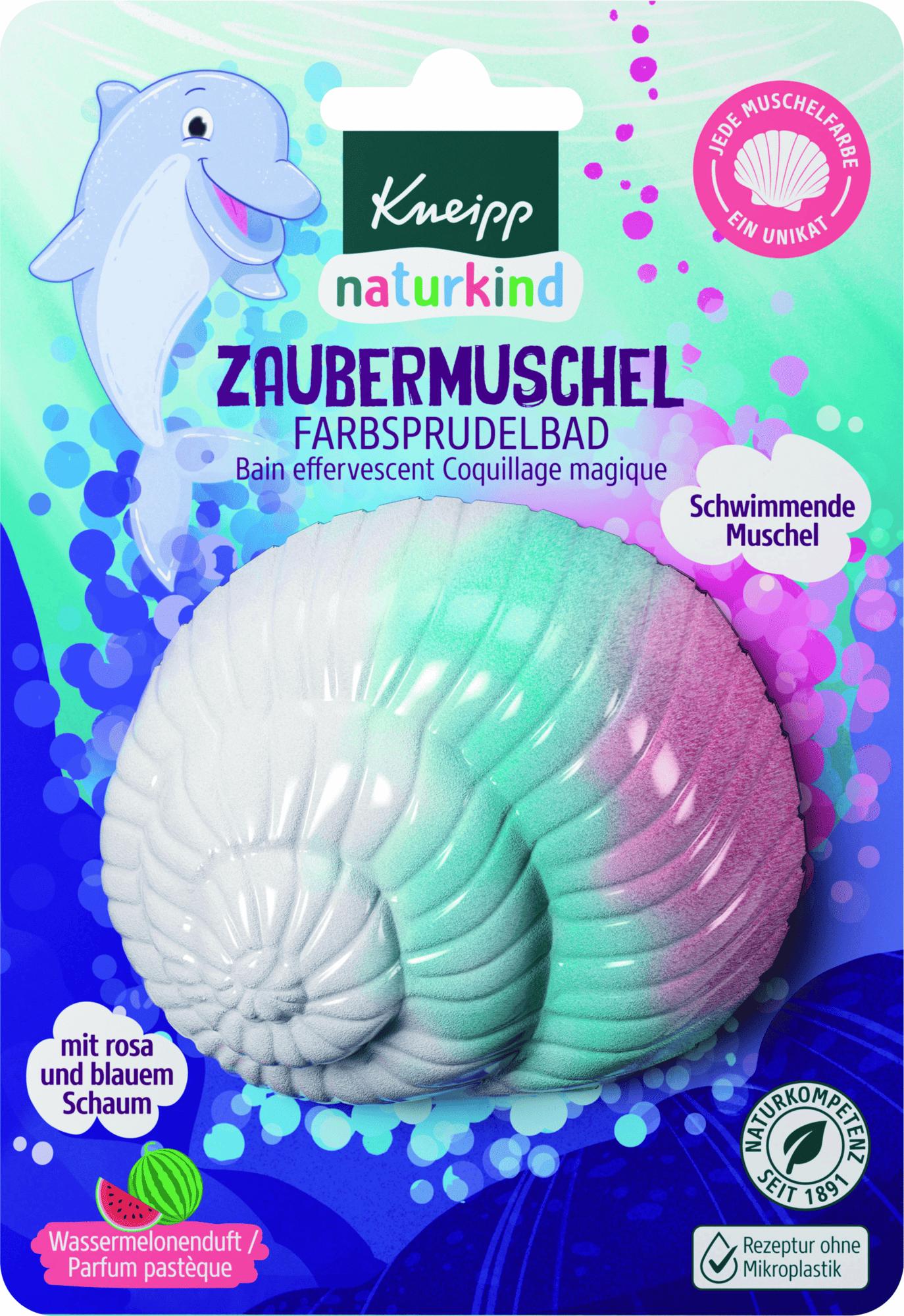 KNEIPP naturkind Zaubermuschel Farbsprudelbad