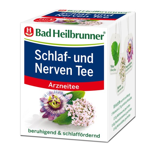 BAD HEILBRUNNER Schlaf- und Nerven Tee Filterbeut.