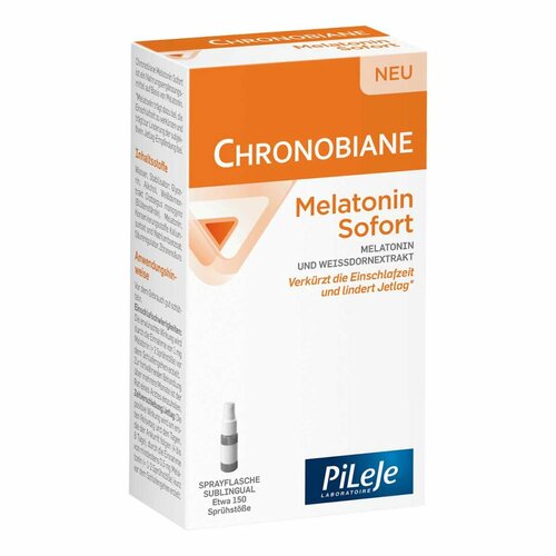 CHRONOBIANE Melatonin Sofort Spray Jetlag Schlaf