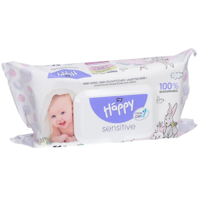 BELLA Happy Baby Feuchttücher sensitive mit Klickverschluss
