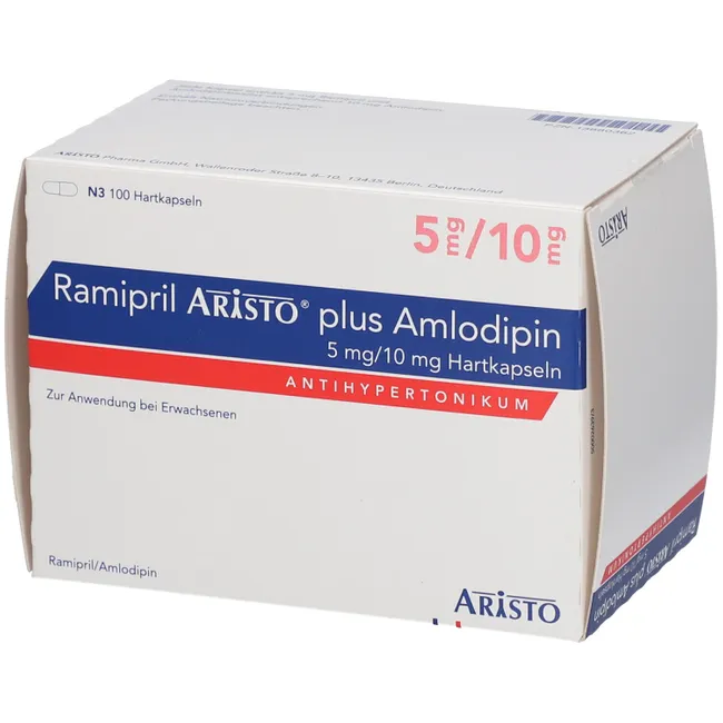 RAMIPRIL Aristo plus Amlodipin 5 mg/10 mg Hartkps.