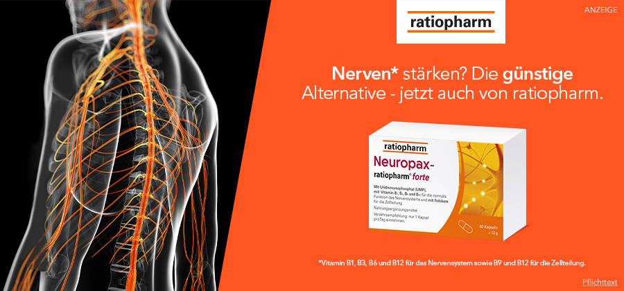 Neuropax-ratiopharm forte B-Vitamine für die Nervengesundheit