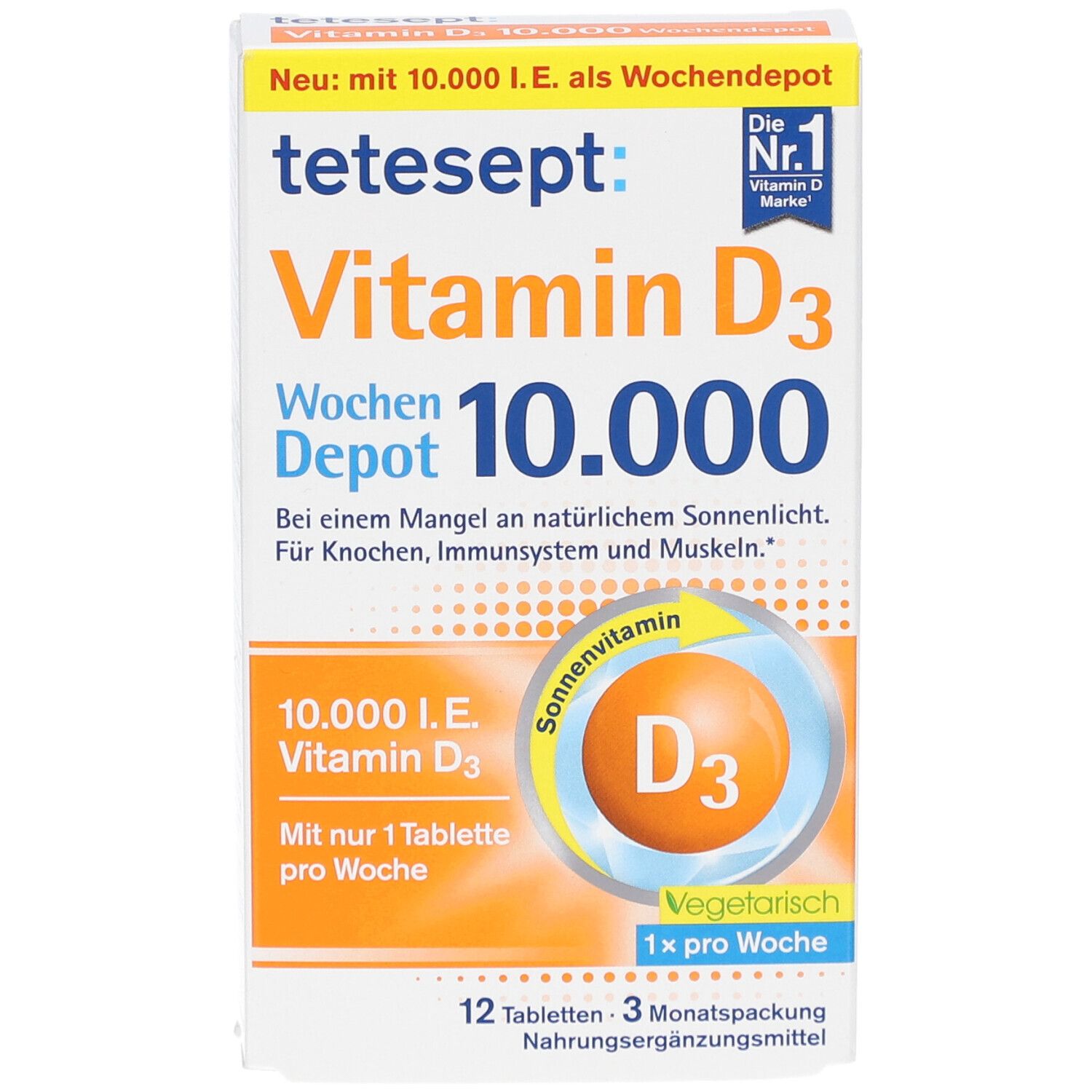 TETESEPT Vitamin D3 10.000 Filmtabletten