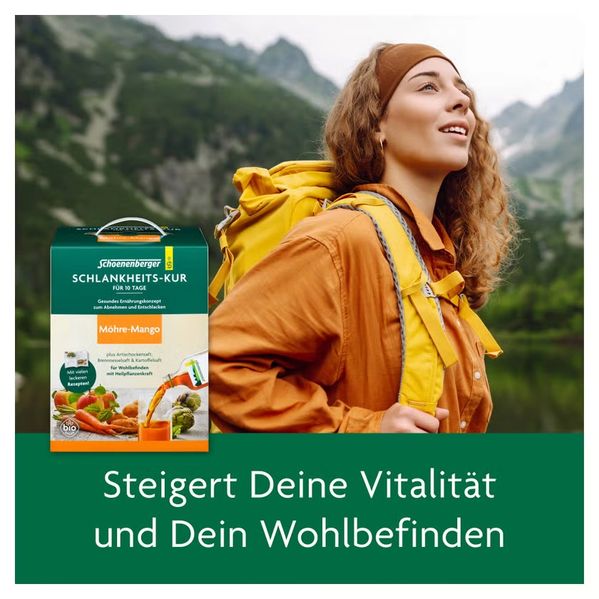 SCHLANKHEITSKUR Möhre-Mango Bio Schoenenberger