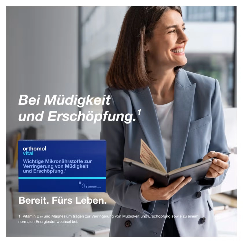 ORTHOMOL Vital Kombipackung – Bei Müdigkeit, Erschöpfung & Stress