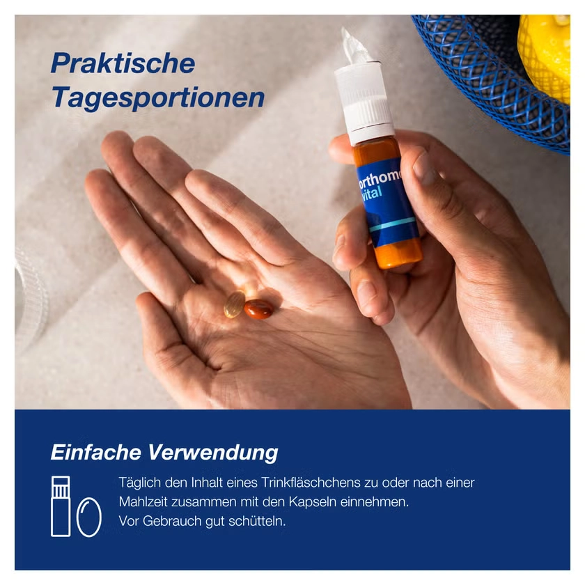 ORTHOMOL Vital Kombipackung – Bei Müdigkeit, Erschöpfung & Stress