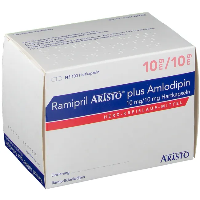 RAMIPRIL Aristo plus Amlodipin 10 mg/10 mg Hartkps