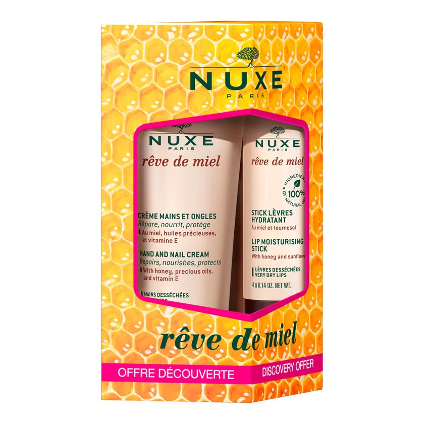 NUXE Reve de Miel Pflegeset Hand & Lippen 30ml+4g