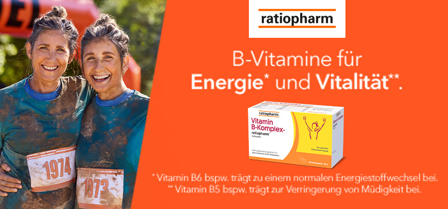 Vitamin B-Komplex-ratiopharm Hartkapseln alle 8 B-Vitamine
