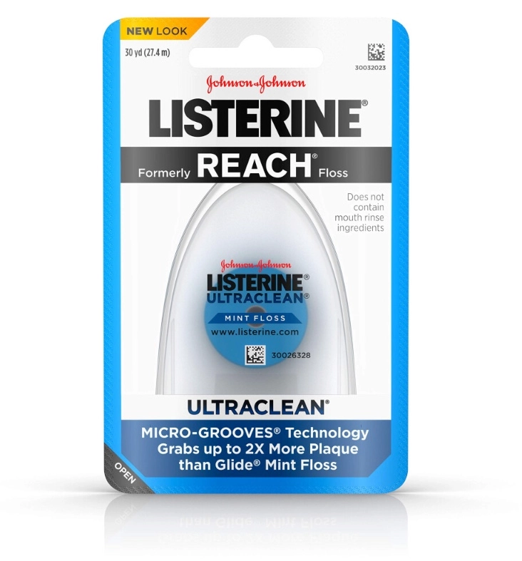 LISTERINE Ultra Clean mint Zahnseide 30 yd/27,4 m