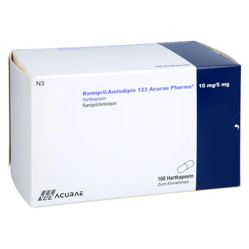 RAMIPRIL/Amlodipin 123 Acurae Pharma 10mg/5mg HKP