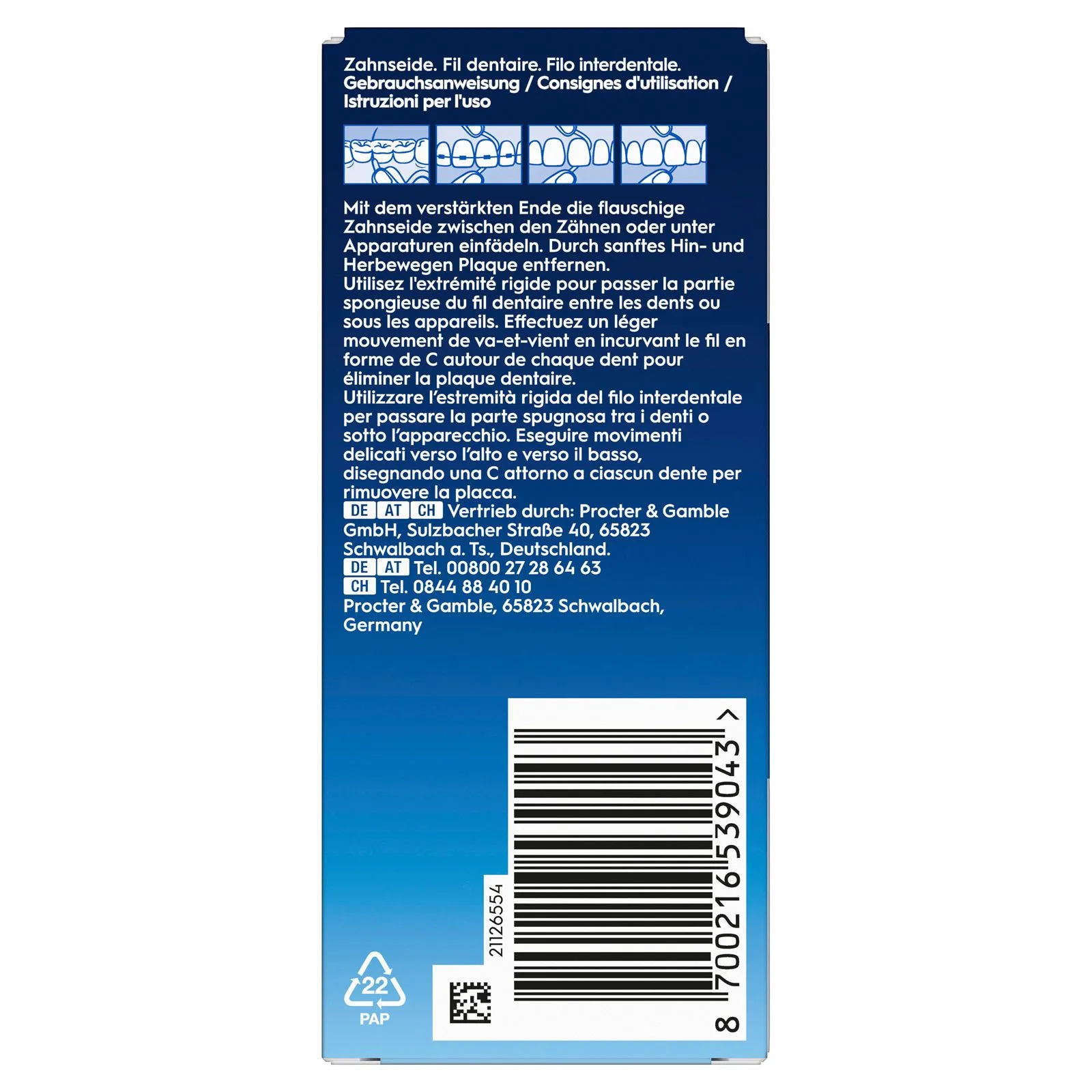 ORAL B Superfloss Zahnseidefäden
