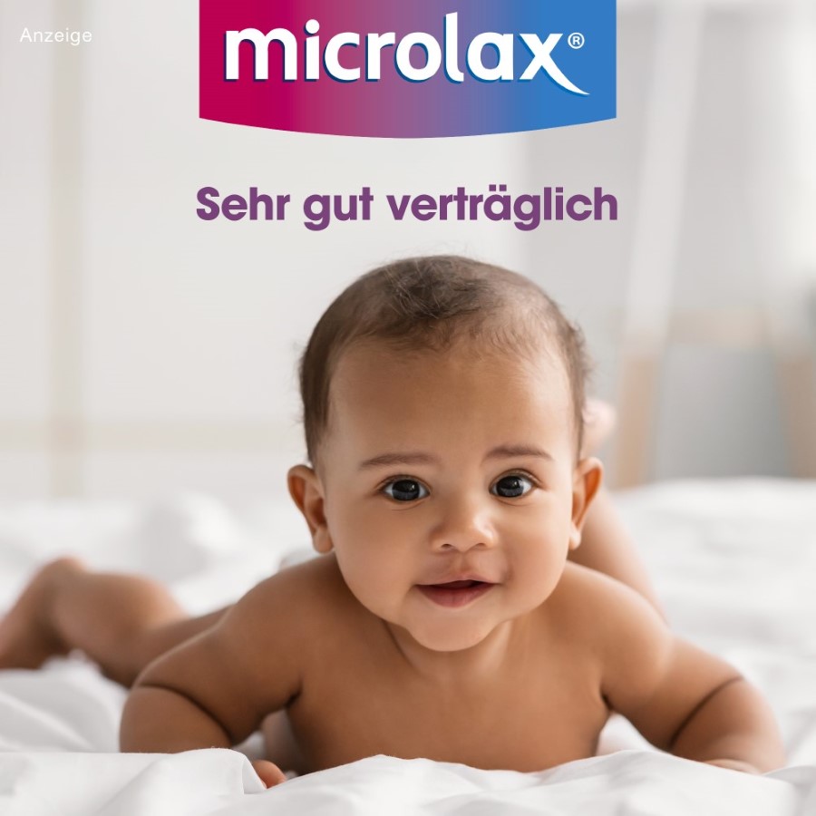 Microlax Junior kurzer Tubenhals Anwendung