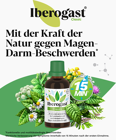 Iberogast Classic bei funktionellen Magen-Darm-Beschwerden