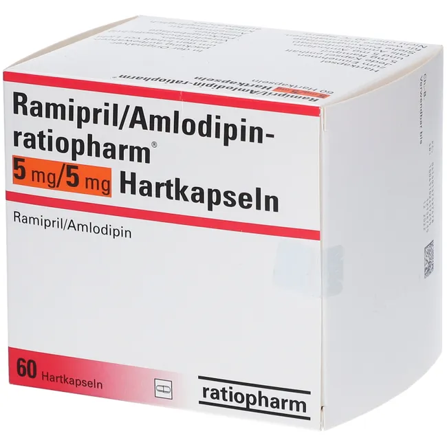 RAMIPRIL/Amlodipin-ratiopharm 5 mg/5 mg Hartkaps.