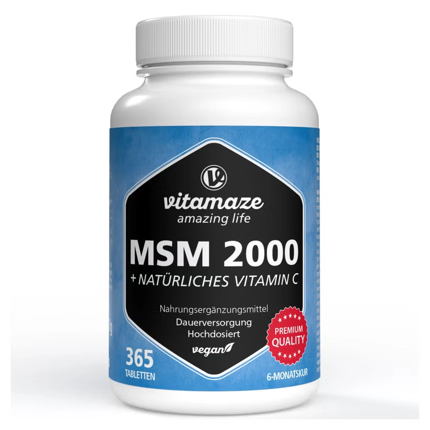 MSM 2000+Vitamin C Acerola Extrakt Tabletten