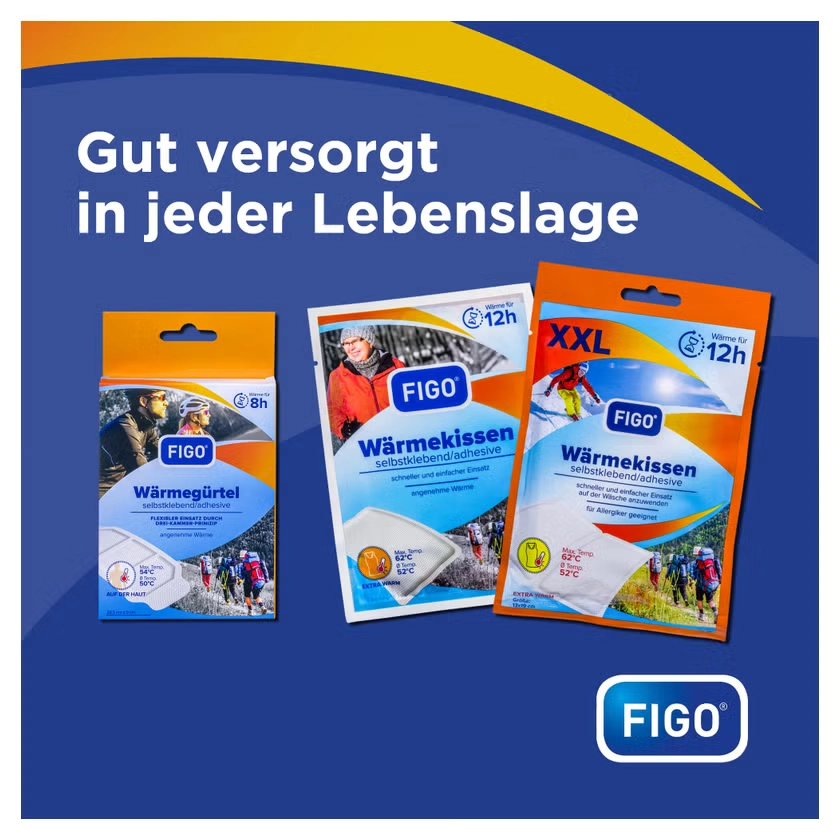 FIGO Wärmekissen 12 h selbstklebend XXL