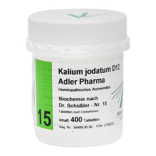 BIOCHEMIE Adler 15 Kalium jodatum D 12 Tabletten