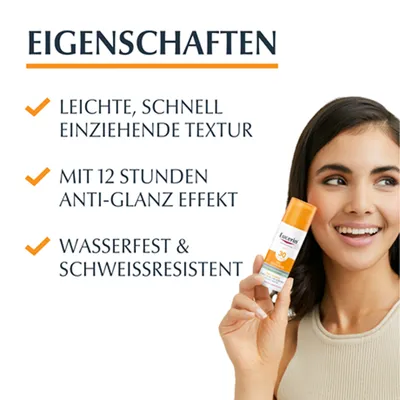 Eucerin Oil Control Face Sun Gel-Creme LSF 30