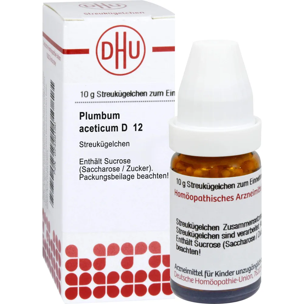 PLUMBUM ACETICUM D 12 Globuli