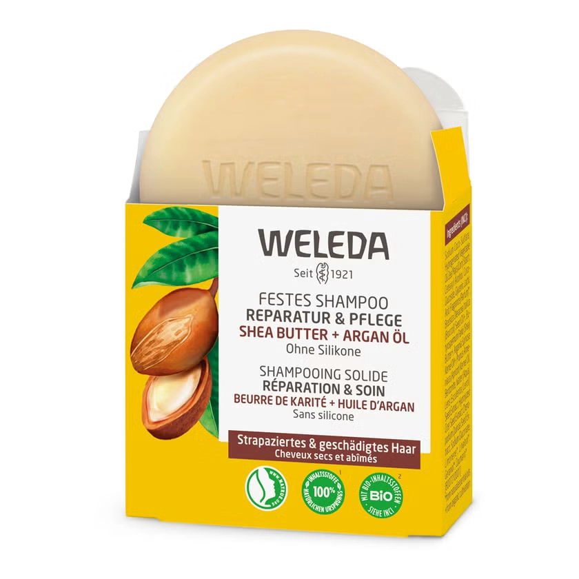 WELEDA festes Shampoo Reparatur & Pflege
