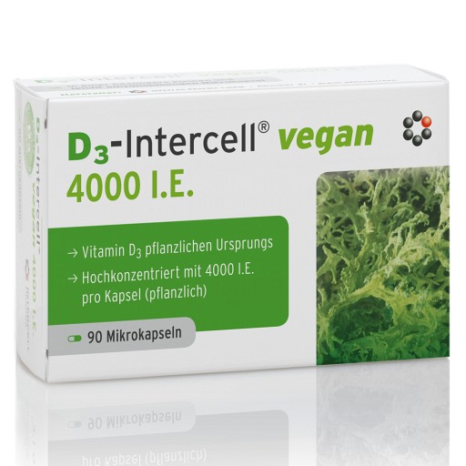 D3-INTERCELL vegan 4.000 I.E. Kapseln