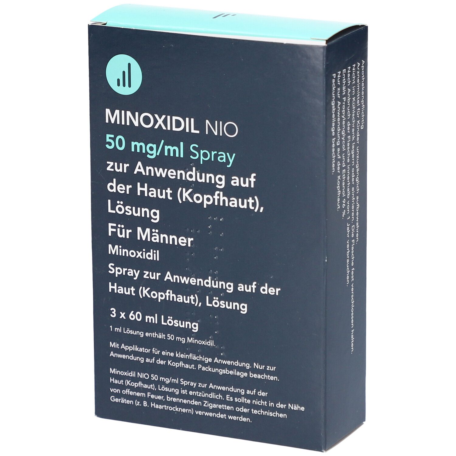 MINOXIDIL NIO 50mg/ml Spray z.Anw.a.d.Kopfhaut Lsg