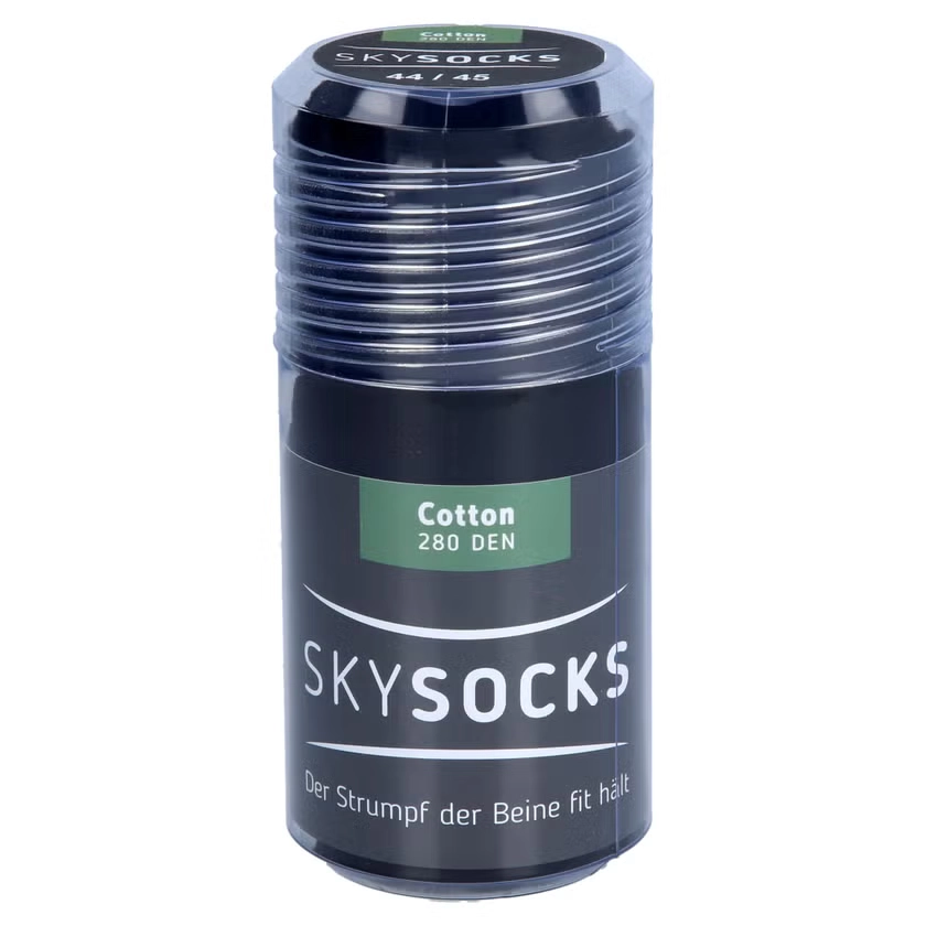 SKYSOCKS Cotton 280den AD 44/45 black
