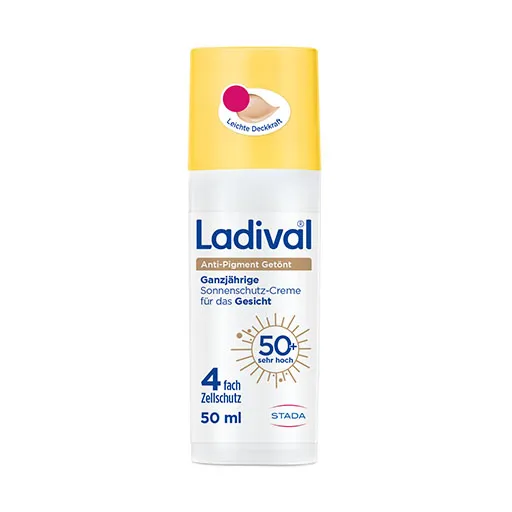 Ladival Anti-Pigment Sonnenschutz-Creme getönt LSF 50+ – Gegen Pigmentflecken