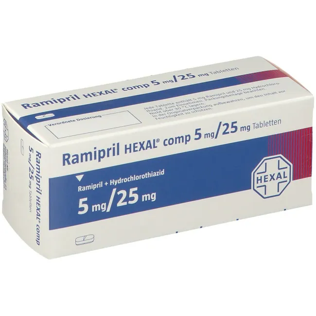 RAMIPRIL HEXAL comp. 5 mg/25 mg Tabletten