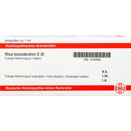 RHUS TOXICODENDRON D 30 Ampullen