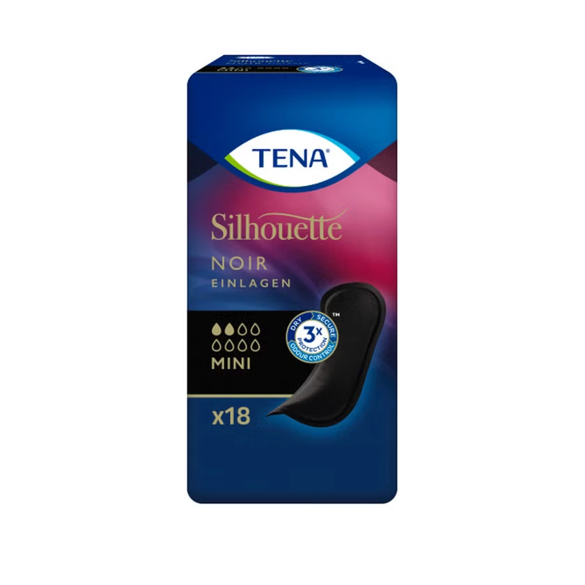 TENA SILHOUETTE Inkontinenz Einlagen mini noir