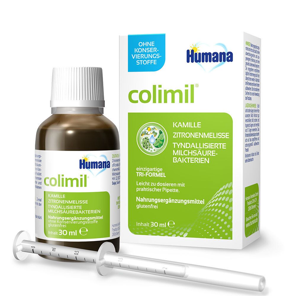 HUMANA colimil o.Konservierungsstoffe m.Dos.Pipet.