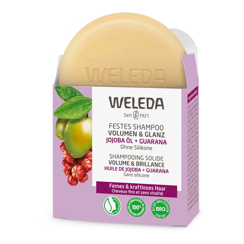 WELEDA festes Shampoo Volumen & Glanz