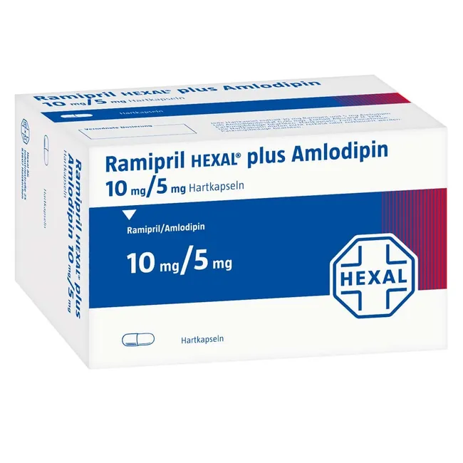 RAMIPRIL HEXAL plus Amlodipin 10 mg/5 mg Hartkaps.