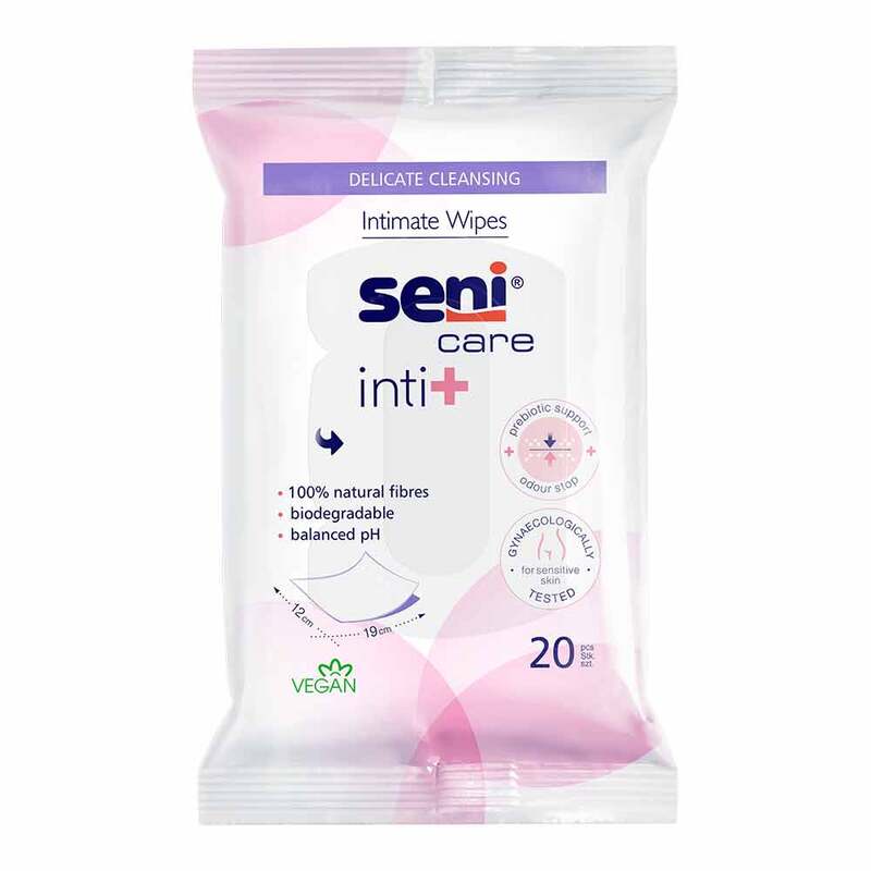 SENI care inti+ Feuchttücher 12x19 cm