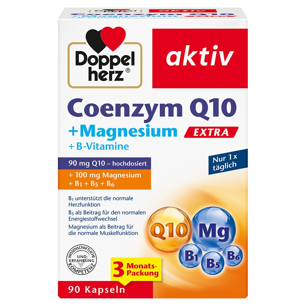 DOPPELHERZ Coenzym Q10 Extra+Magnesium Kapseln