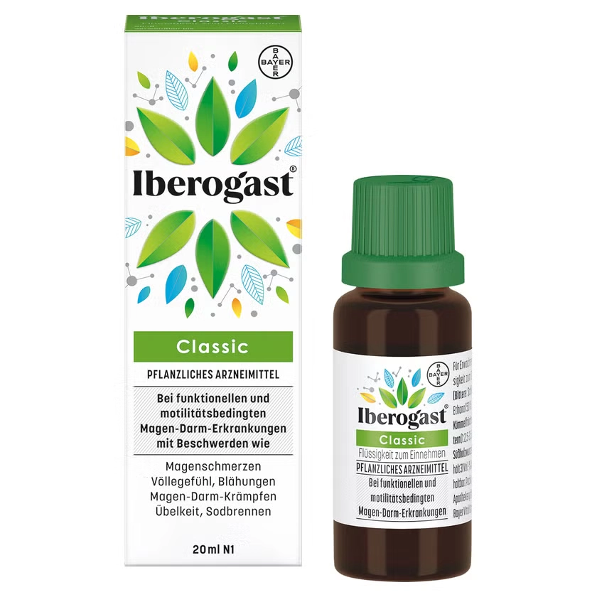 Iberogast® Classic bei akuten Magenschmerzen, Völlegefühl & Übelkeit